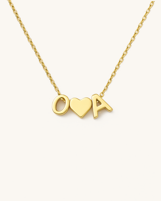 GOLD SIMPLE LETTERS