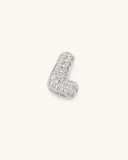 SILVER BUBBLE LETTER
