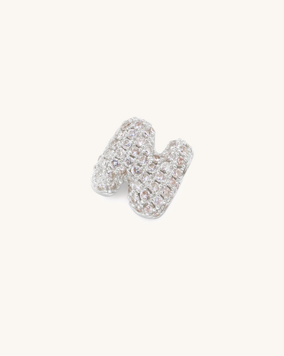 SILVER BUBBLE LETTER