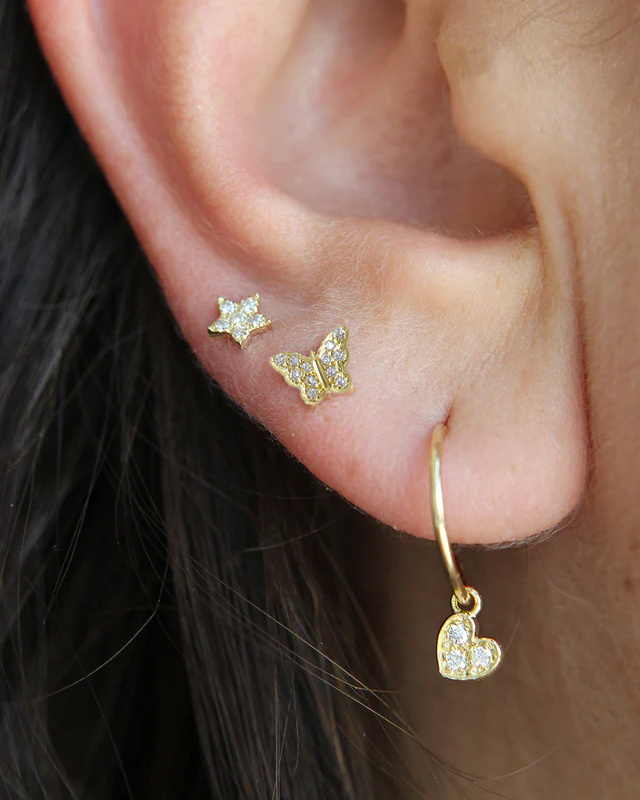 MINI BUTTERFLY STUDS