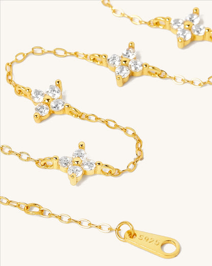 DAINTY FLORAL NECKLACE