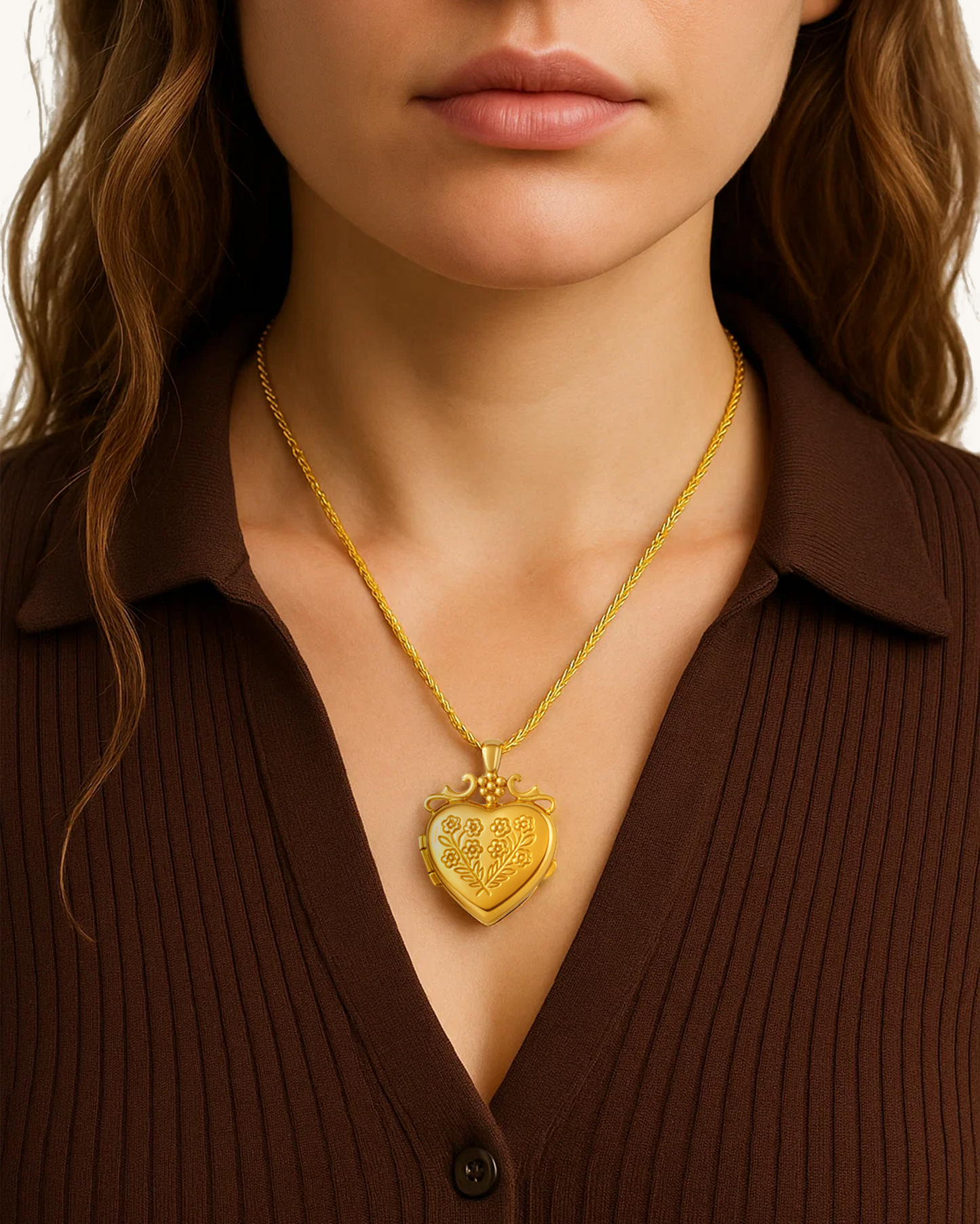 GOLD HEART PENDANT