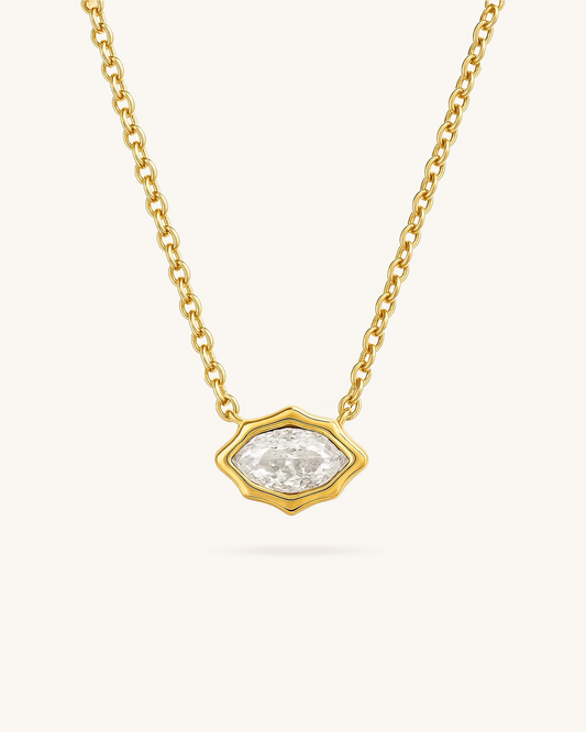 MARQUISE FRAME NECKLACE