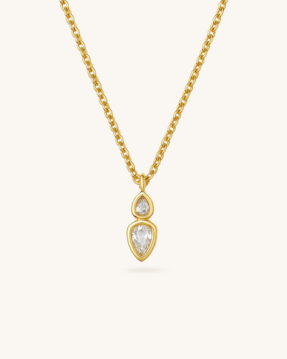 TWIN SPARKLE NECKLACE
