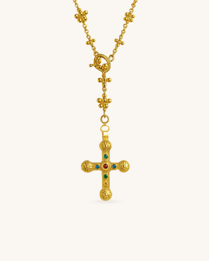 BYZANTINE CROSS NECKLACE