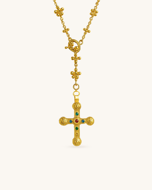 BYZANTINE CROSS NECKLACE