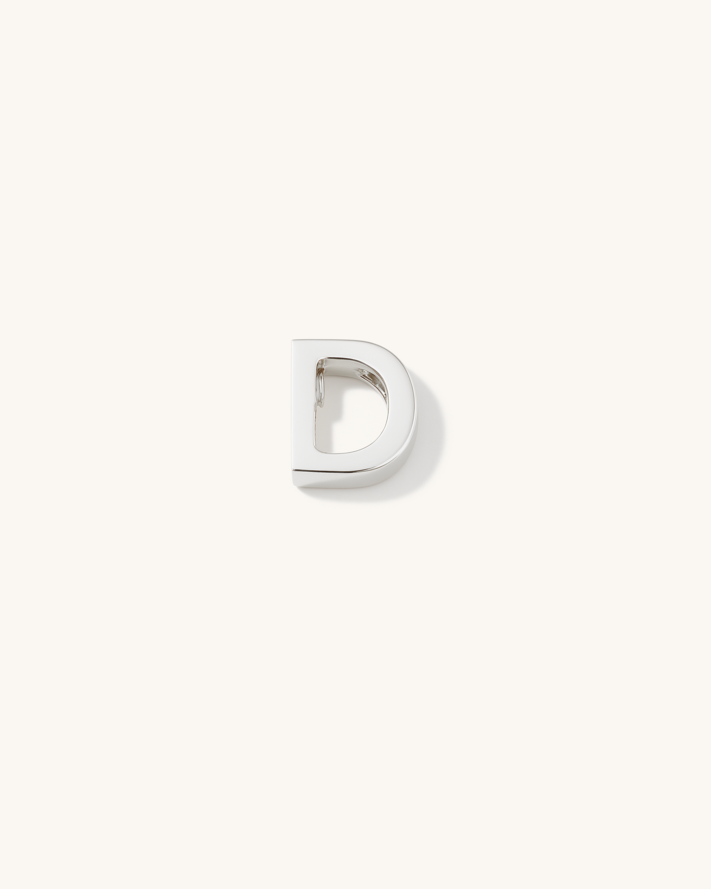 SILVER SIMPLE LETTERS