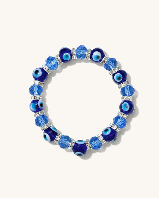 LIGHT BLUE DEMON EYE BRACELET