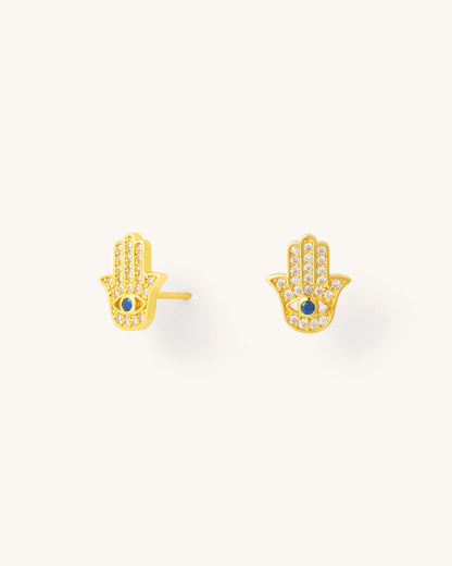 HAMSA HAND STUDS