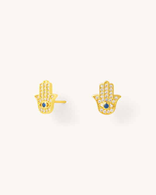 HAMSA HAND STUDS