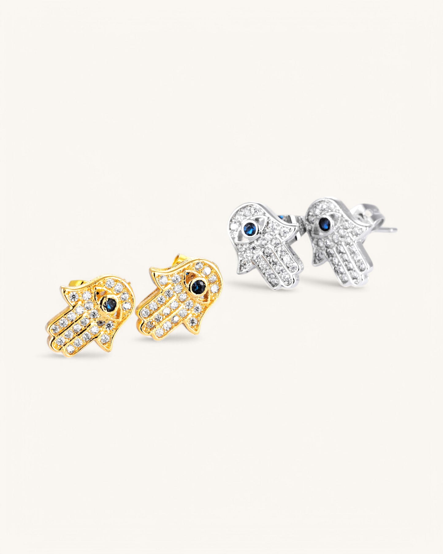 HAMSA HAND STUDS