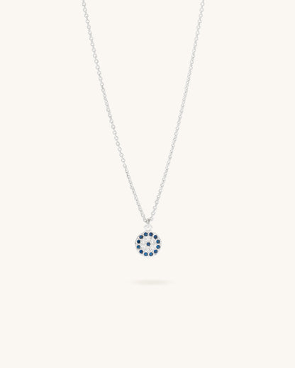 DEMON EYE DISC NECKLACE