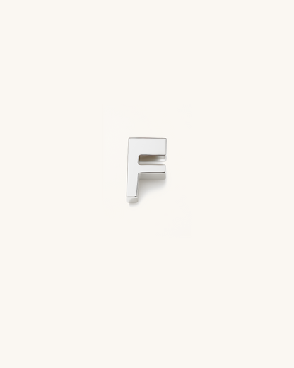 SILVER SIMPLE LETTERS