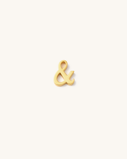 GOLD SIMPLE LETTERS