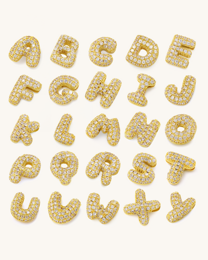 GOLD BUBBLE LETTER
