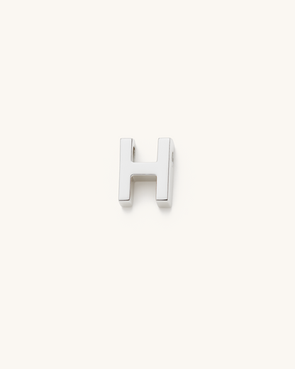 SILVER SIMPLE LETTERS