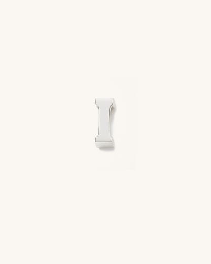 SILVER SIMPLE LETTERS