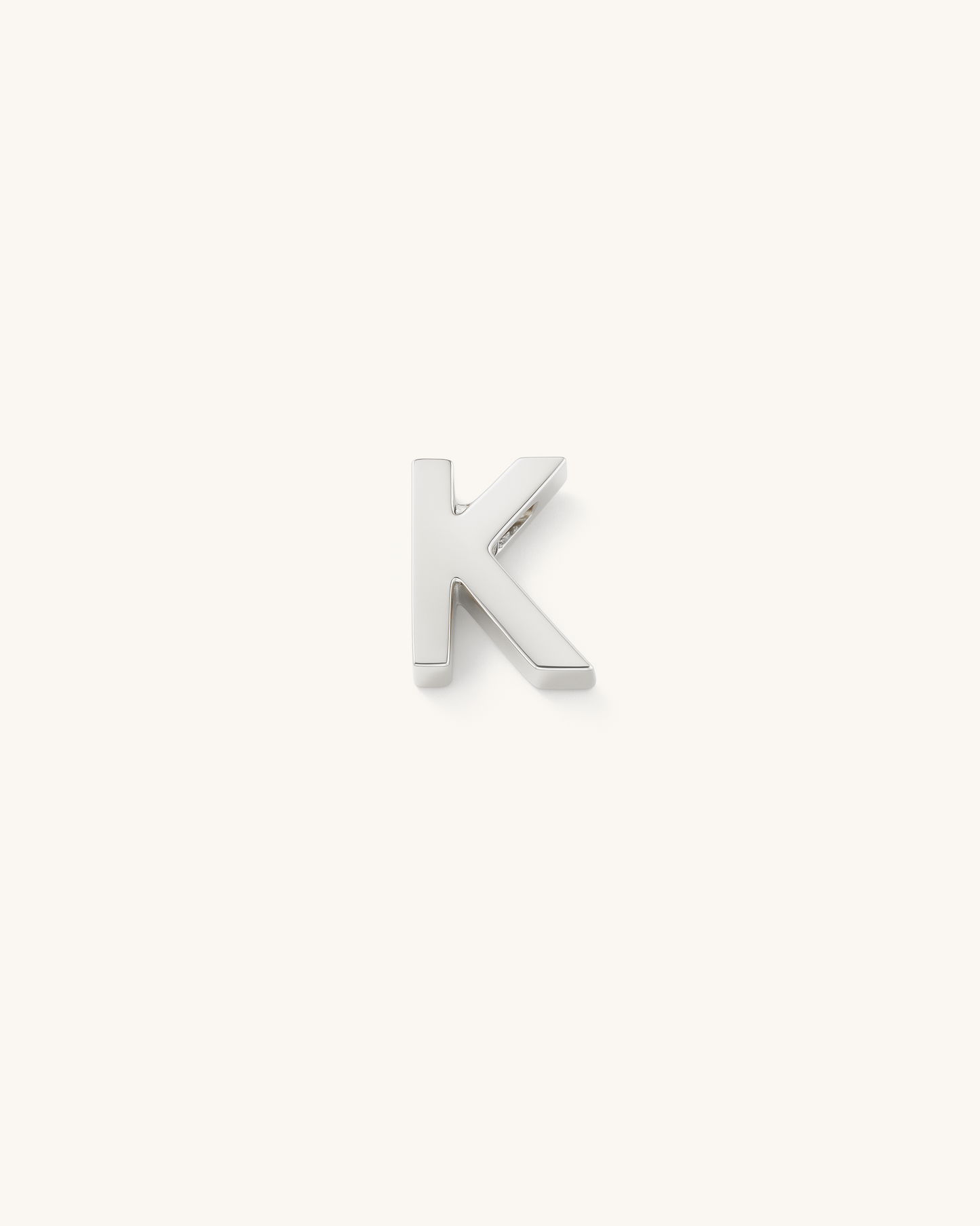 SILVER SIMPLE LETTERS