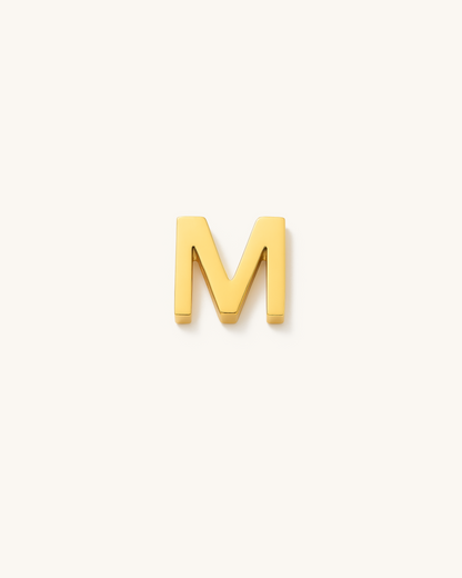 GOLD SIMPLE LETTERS