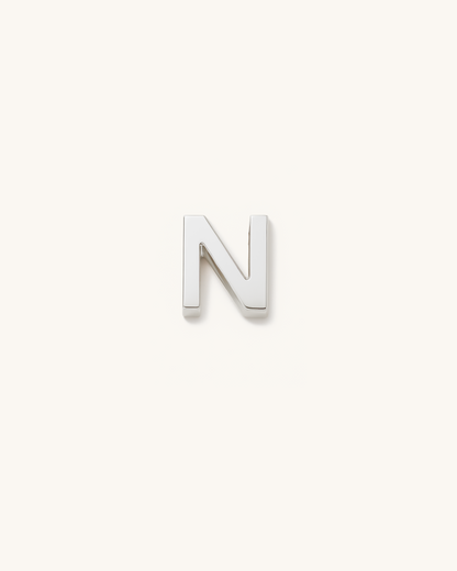 SILVER SIMPLE LETTERS