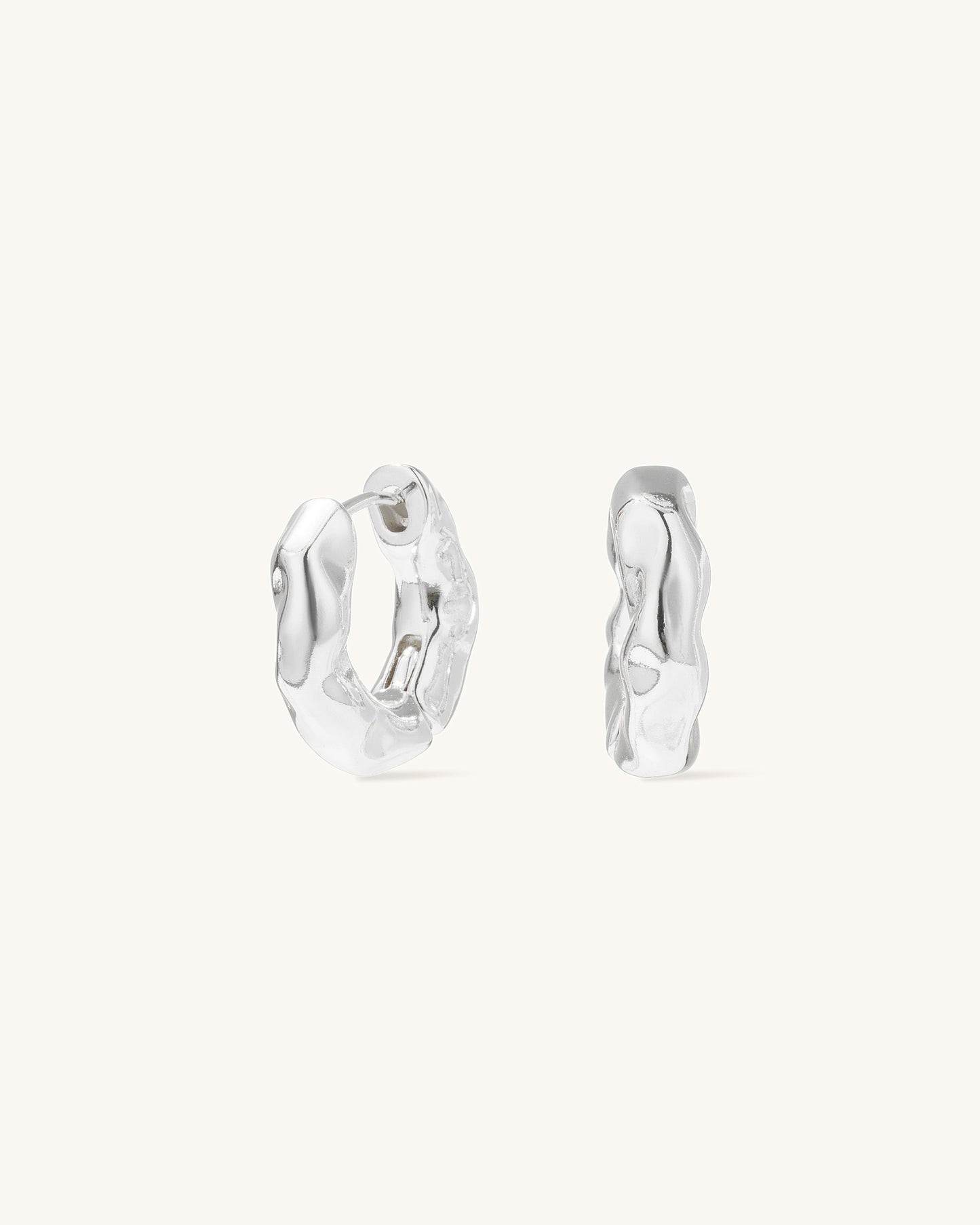 SCULPTURAL TEXTURED HOOPS
