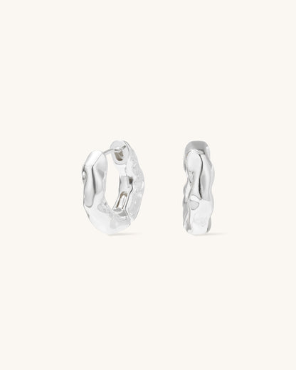 SCULPTURAL TEXTURED HOOPS