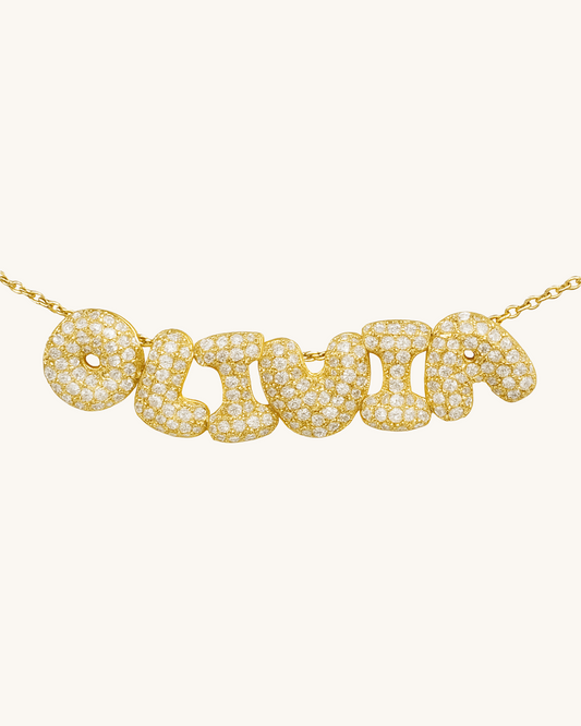 GOLD BUBBLE LETTER