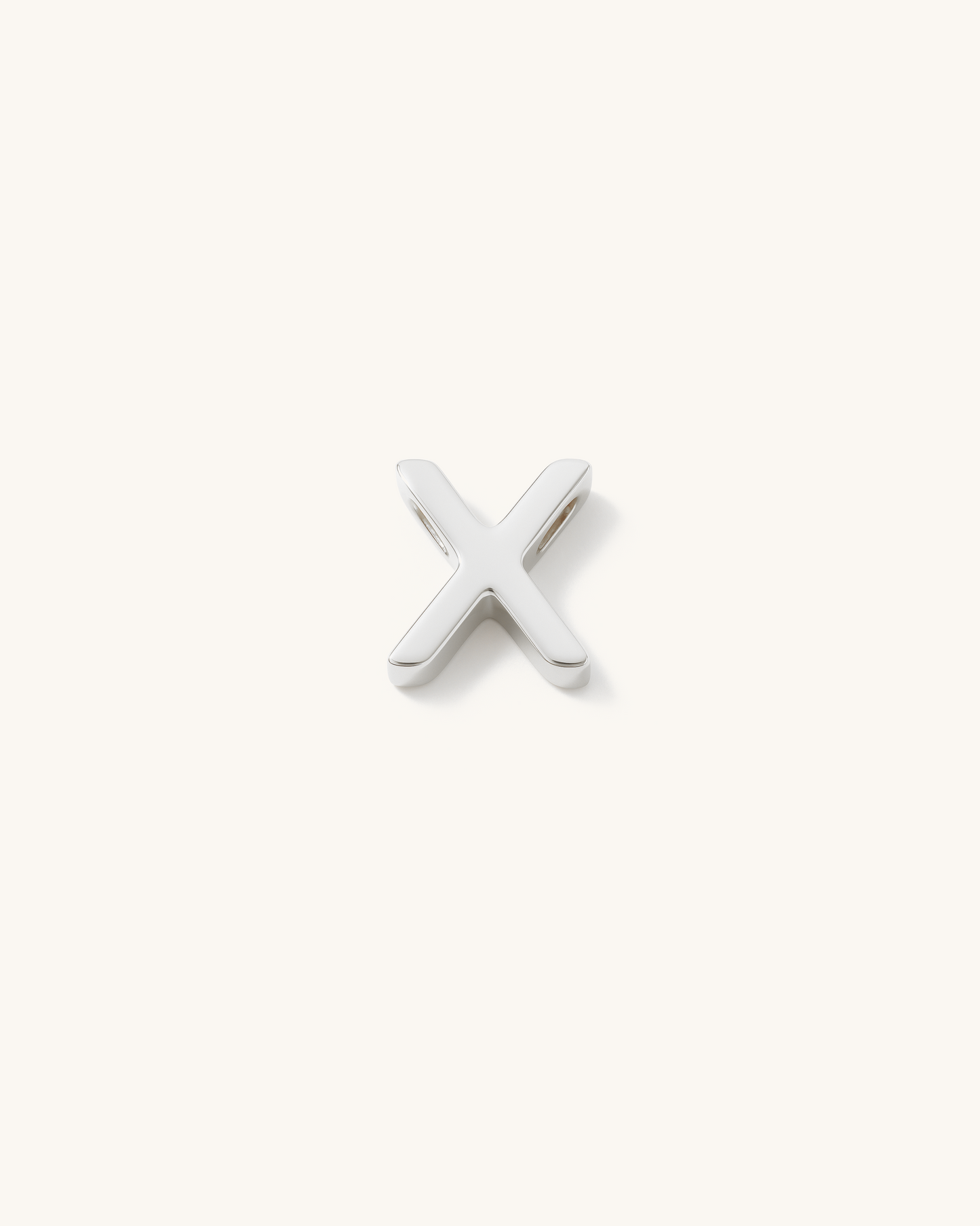 SILVER SIMPLE LETTERS