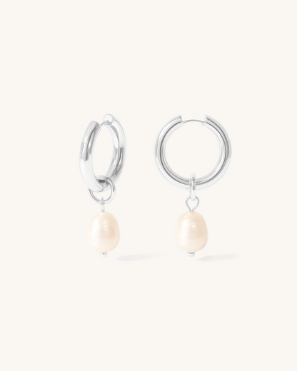 PEARL DROP HOOP