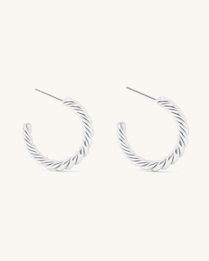 TWISTED ROPE EARRINGS