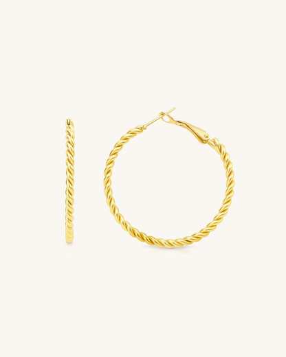 TWISTED ROPE HOOP