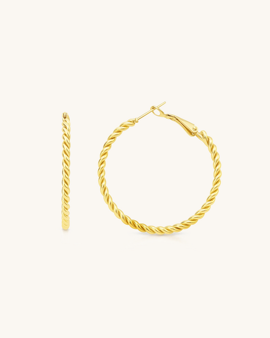 TWISTED ROPE HOOP