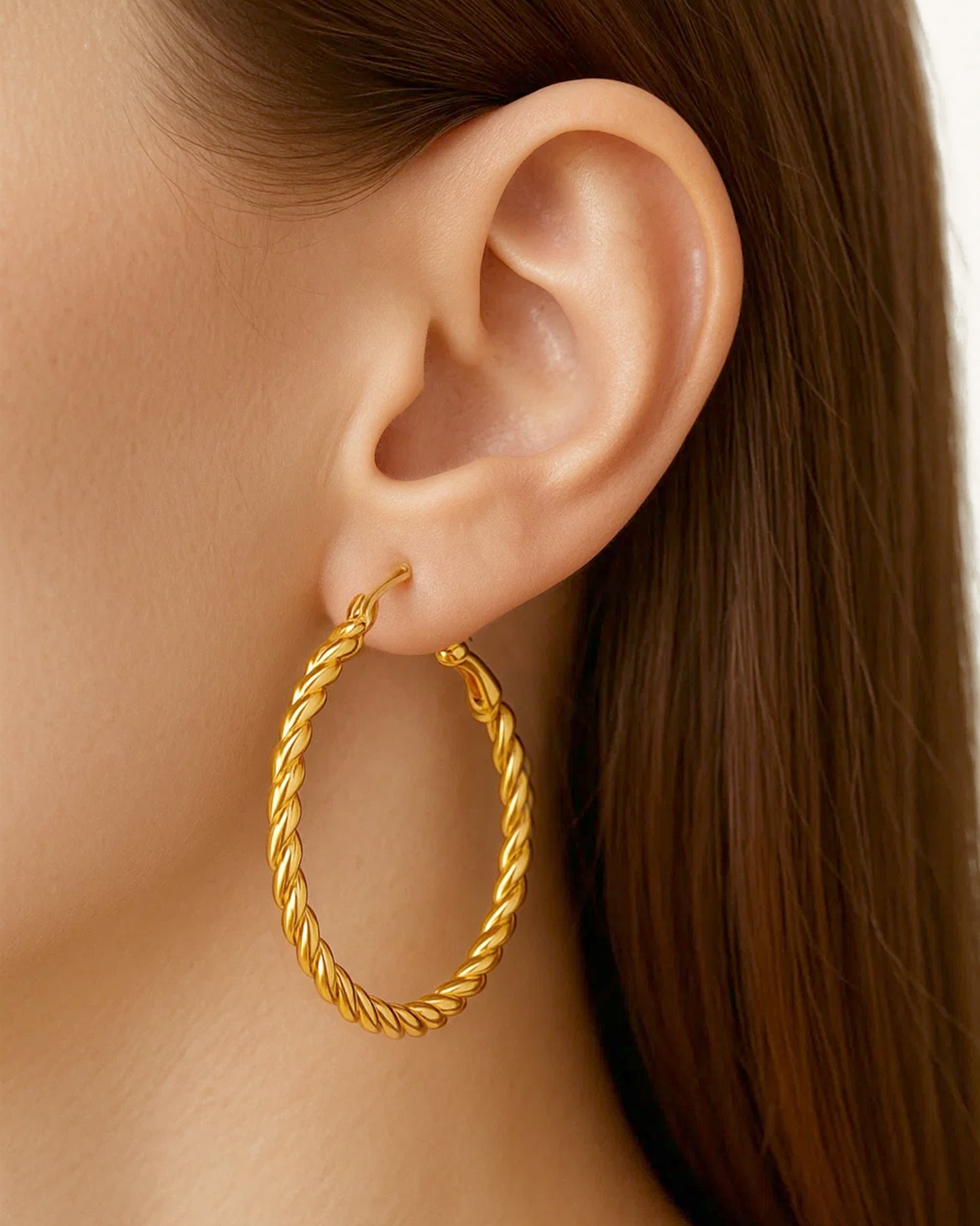 TWISTED ROPE HOOP
