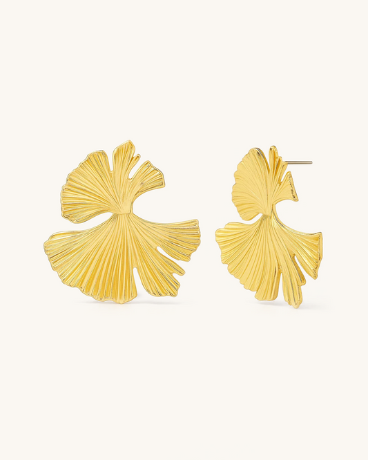 GINKGO PETAL EARRINGS