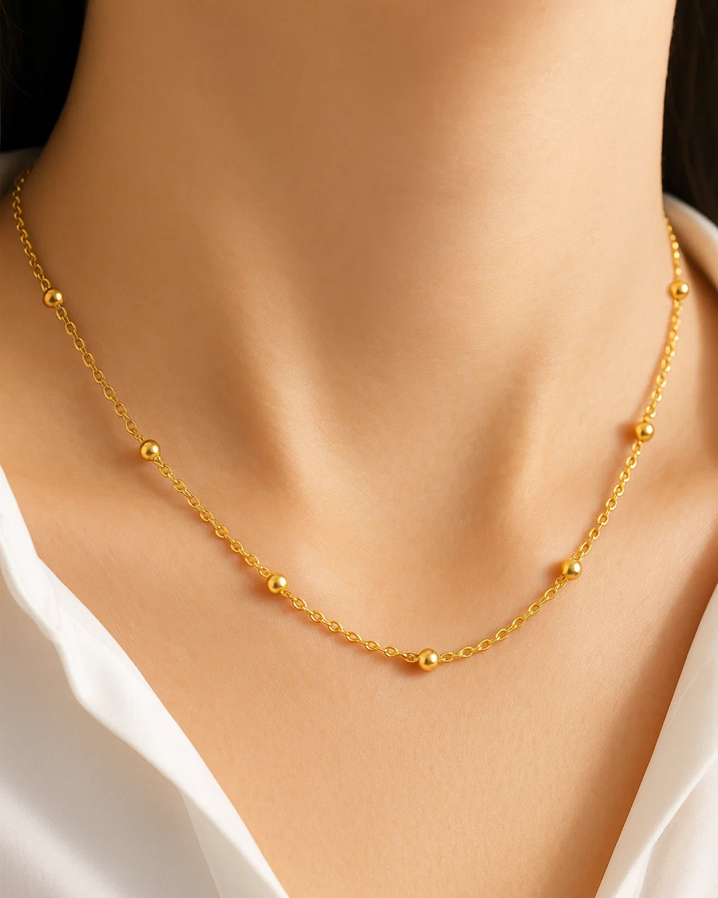 BEADED DOT CHAIN