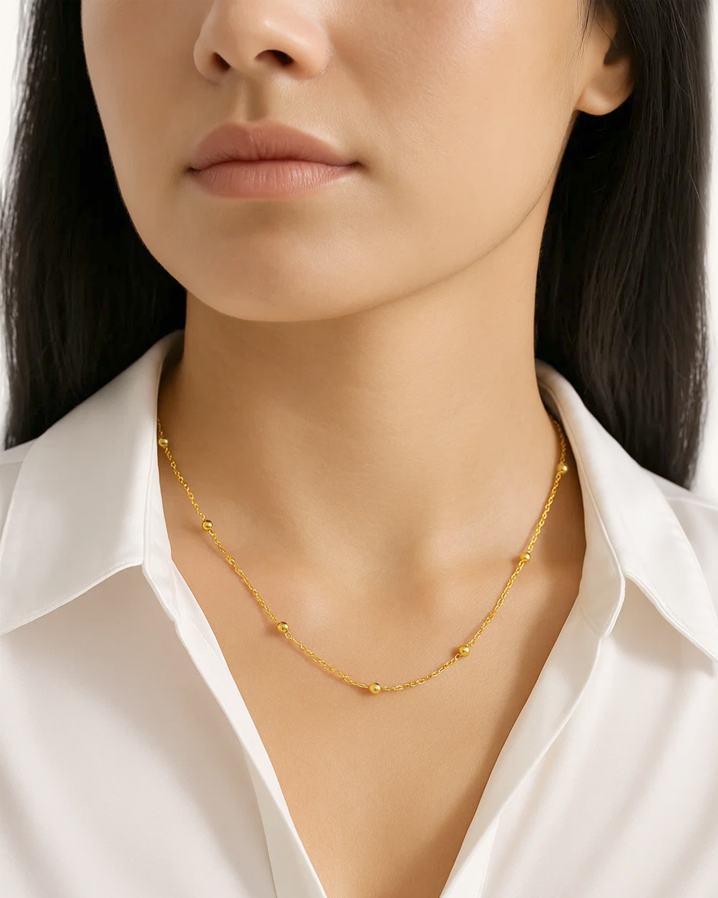 BEADED DOT CHAIN