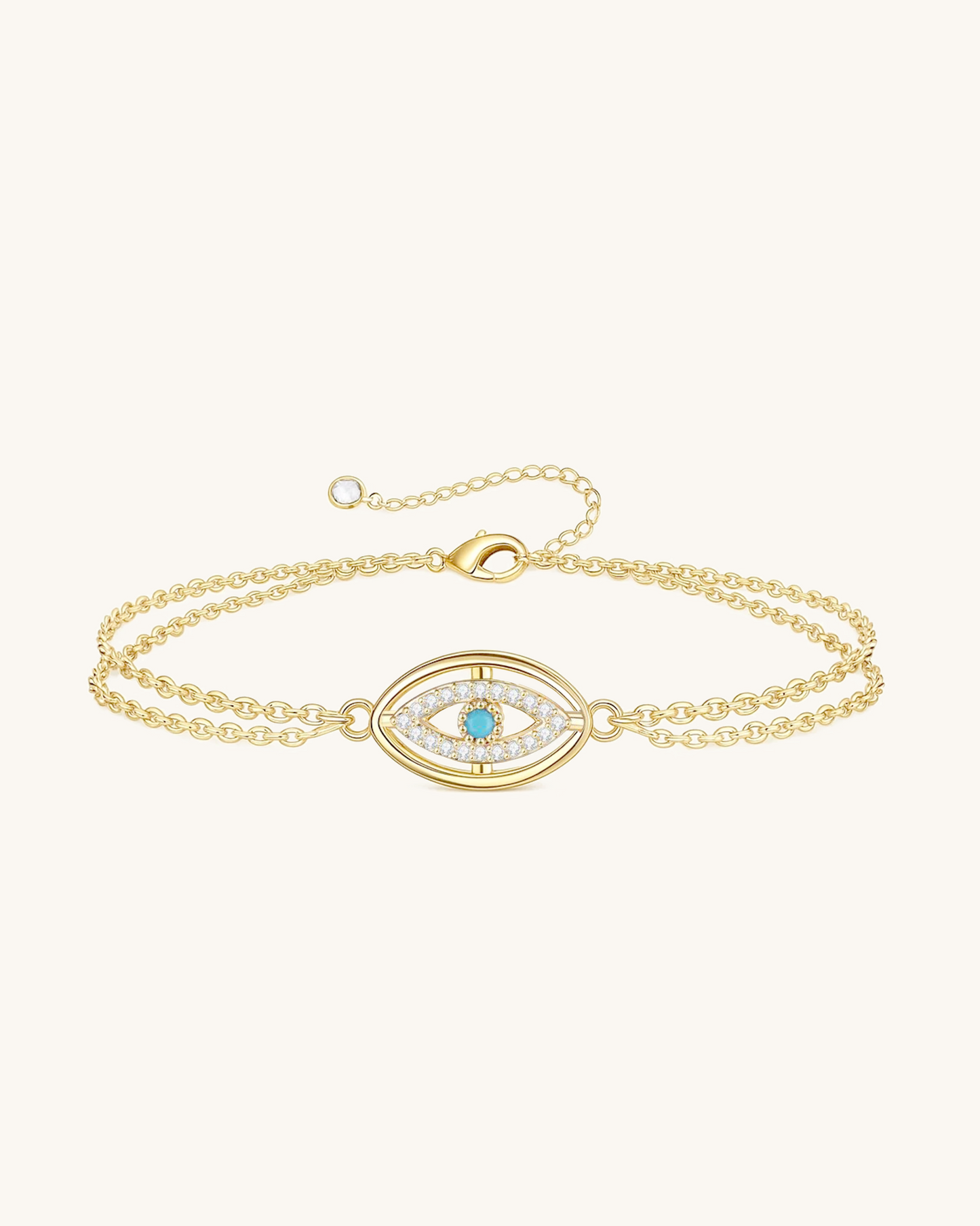 DOUBLE EVIL EYE BRACELET