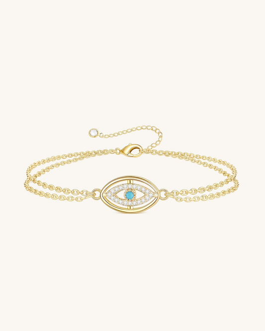 DOUBLE EVIL EYE BRACELET