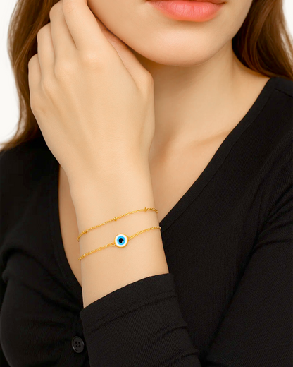 LAYER EVIL EYE BRACELET