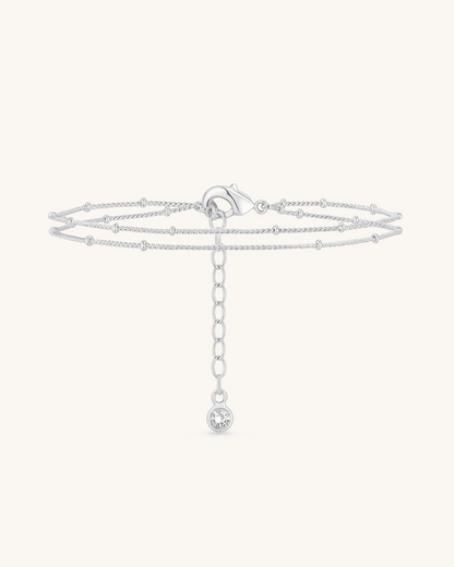 LAYER DROP CHAIN BRACELET