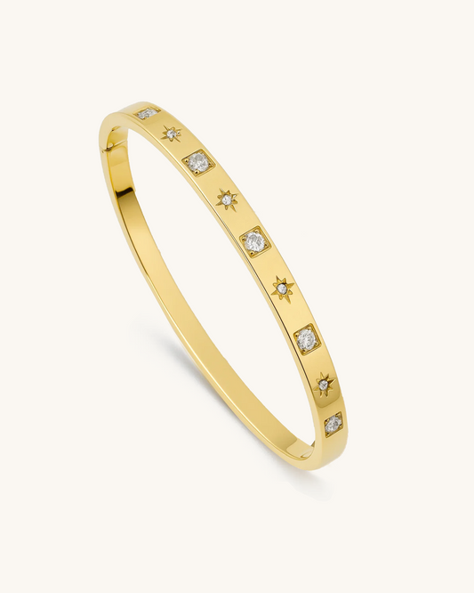 STAR & SQUARE BANGLE