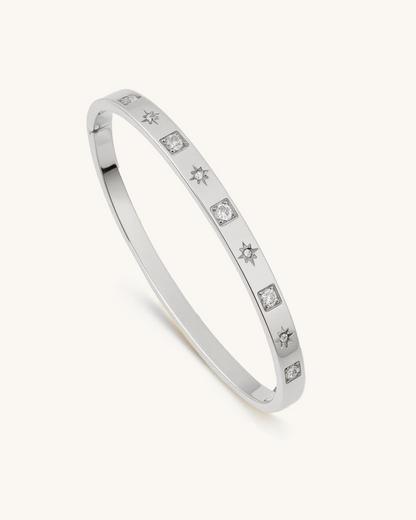STAR & SQUARE BANGLE