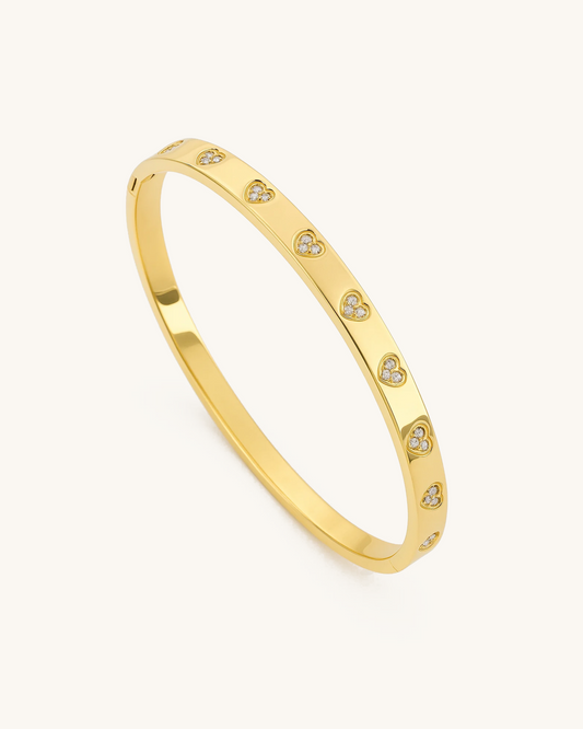 HEART CZ BANGLE