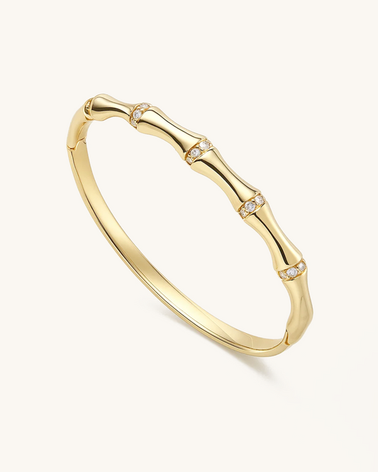 BAMBOO CZ BANGLE