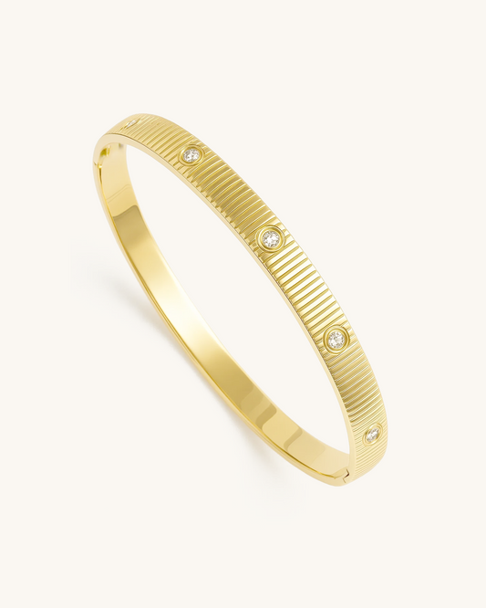 DIAMOND ENGRAVED BANGLE