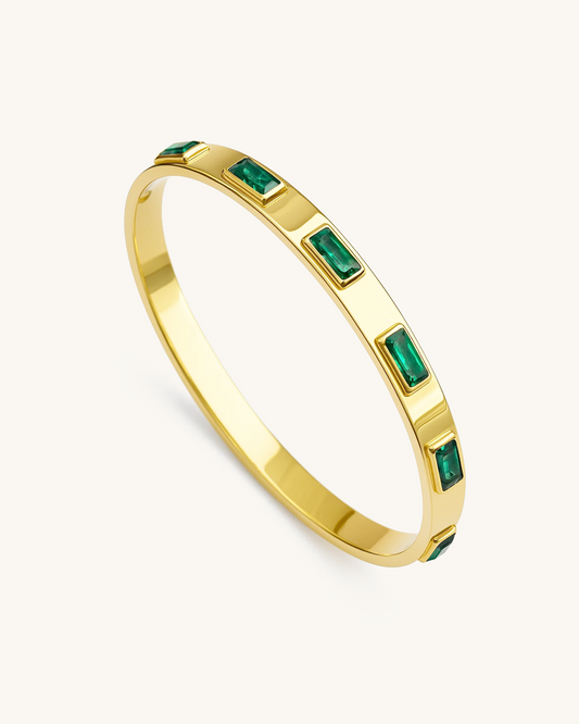 GREEN INLAY BANGLE