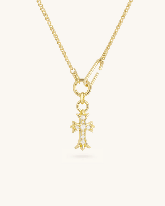 HOOK CLASP GOTHIC CROSS