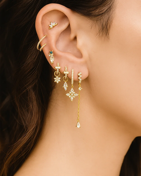 CELESTIAL GOLD EARRING SET