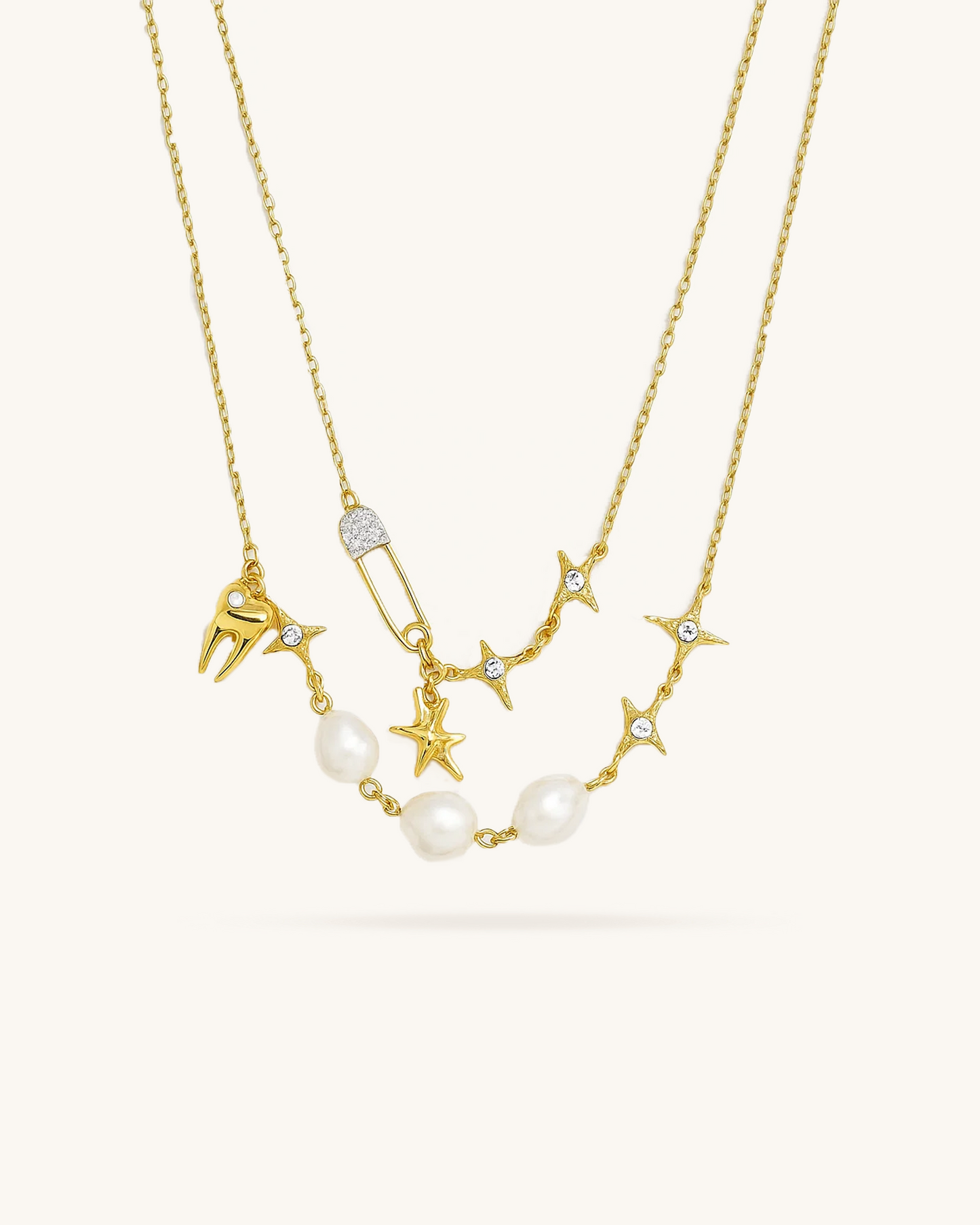 CHARM LAYERED NECKLACE