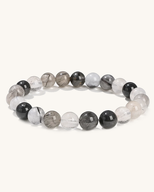 BLACK RUTILATED QUARTZ